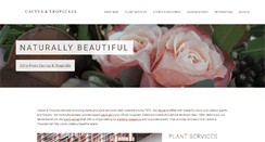 Desktop Screenshot of cactusandtropicals.com